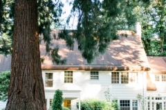 House, and giant sequoia tree